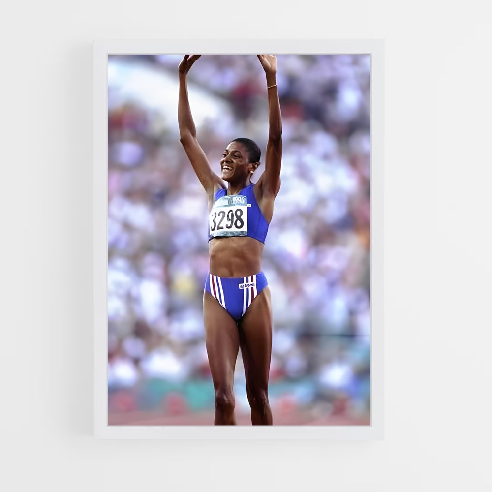 Poster L'Atleta Inégalée – affiche Athlétisme (vue 3)